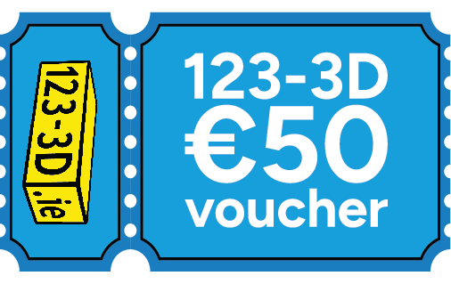 123-3D €50 voucher DAR02749 - 1