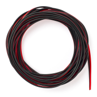123-3D 2-wire cable red / black, 10m  DDK00076