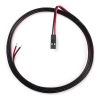 2-wire cable red / black with female connector, 1m DDK00003 - 1