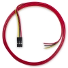 3-wire cable red / black / yellow with 1 connector, 1m