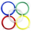 123-3D 3D pen filament - 5 transparent colours (5 x 10 metres)  DPE00052