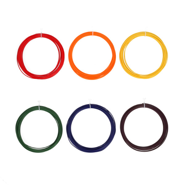 3D pen filament - 6 Rainbow colors - 6 x 10 meters DPE00196 - 1