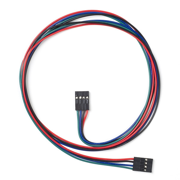123-3D 4-wire cable with connectors, 70cm  DDK00022 - 1
