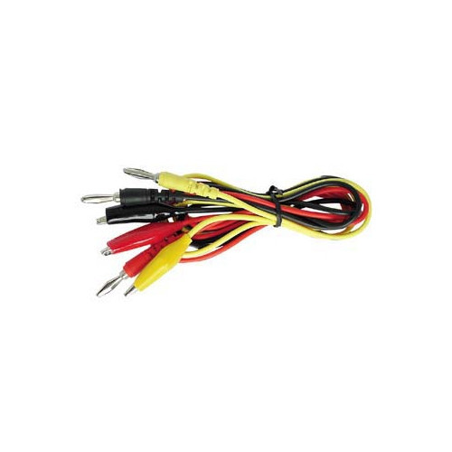 123-3D Alligator clip test lead with banana plug (3-pack) TLM3 DDK00029 - 1