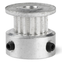 123-3D Aluminium GT2 timing belt pulley, 20 teeth, 6mm belt, 5mm bore GT2 20T W6 B5  DME00007