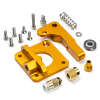 Aluminium MK8 Bowden gold left extruder upgrade kit DEX00014 - 1
