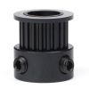 Black GT2 timing belt pulley, 20 teeth, 6mm belt, 8mm bore GT2 20T W6 B8 DME00105 - 1