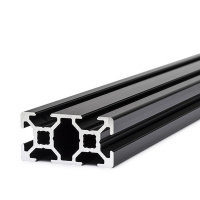 123-3D Black aluminium 2040 profile, 1m length (123-3D brand)  DFC00082