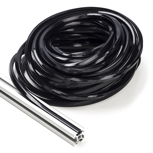 123-3D Black slot cover 6mm for 2020 profile (15 metres)  DFC00143 - 1
