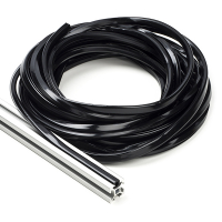 123-3D Black slot cover 6mm for 2020 profile (7.5 metres)  DFC00141
