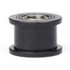 Black timing belt idler pulley, 6mm belt, 5mm bore DME00085 - 1