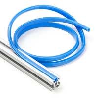 123-3D Blue slot cover 6mm for 2020 profile (1 metre)  DFC00109