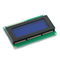 123-3D Blue/white LCD, 20 x 4  DRW00005