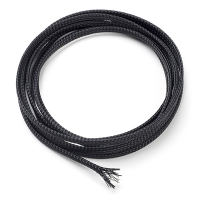 123-3D Braided black cord, 2.5m  DKA00026