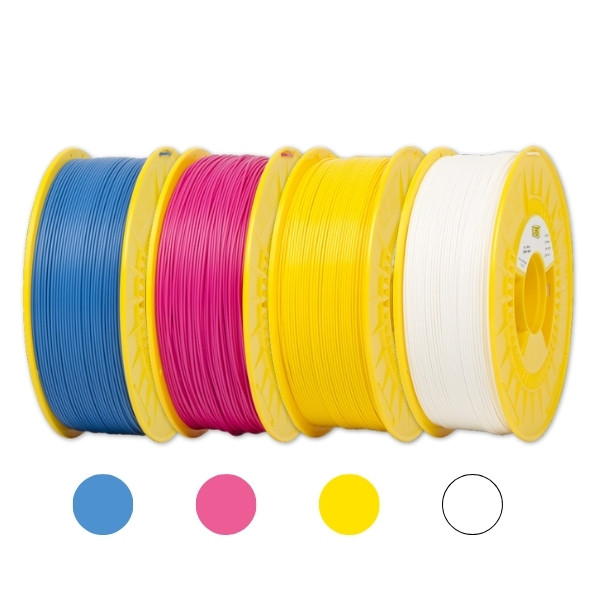 123-3D CMYK PLA filament bundle 1.75mm, 1.1kg  DFE00067 - 1