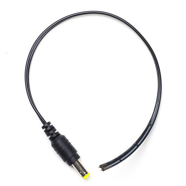 123-3D Cable with male DC connector, 20cm  DAR00116 - 1