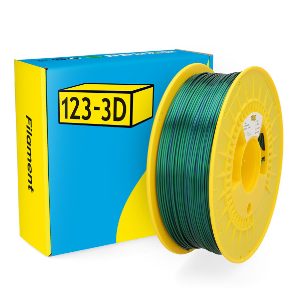 123-3D Chameleon purple-green PLA filament 1.75mm, 1kg  DHM00252 - 1