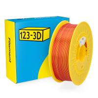 123-3D Chameleon red-yellow PLA filament 1.75mm, 1kg  DHM00257