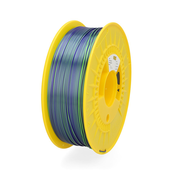 123-3D Chameleon yellow green-purple PLA filament 1.75mm, 1kg  DHM00253 - 2