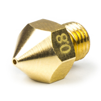 123-3D Creality M6x.75 brass nozzle, 0.80mm (123-3D version)  DAR00300