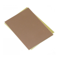 123-3D Epoxy FR-4 PCB single-sided 35µm copper, 100mm x 150mm  DBB00002