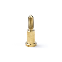 123-3D Extruder v5 brass nozzle (1.75mm filament in, 0.5mm out)  DAR00148