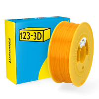 123-3D Filament PC Transparent Yellow 1.75 mm 1 kg DHM00202