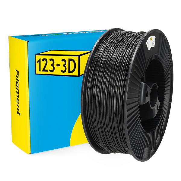 123-3D Filament PETG Black 2.85 mm 2.3 kg DHM00195 - 1