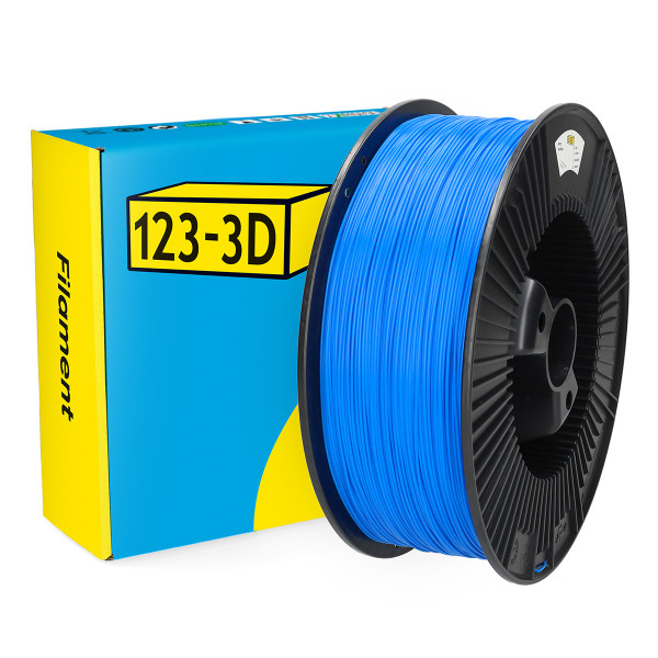 123-3D Filament PETG Sky Blue 1.75mm 2.3kg DHM00193 - 1