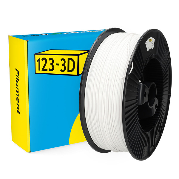 123-3D Filament PETG White 2.85 mm 2.3 kg DHM00196 - 1