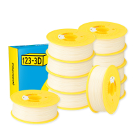 123-3D Filament PLA Cream White 1.75 mm 10-pack 1 kg DHM10075