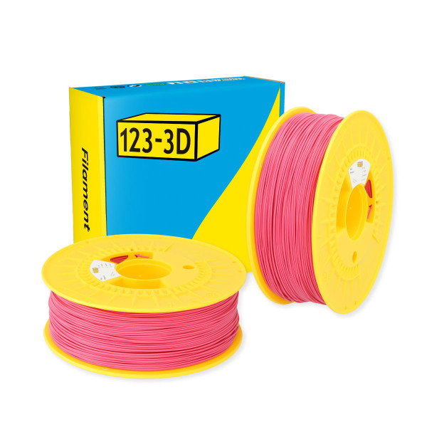 123-3D Filament PLA Magenta 1.75 mm 2-pack 1 kg DHM10067 - 1