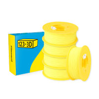123-3D Filament PLA Yellow Sulfur 1.75 mm 5-pack 1 kg DHM10077