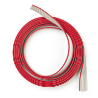 123-3D Flat cable 6 conductors grey, 150cm  DDK00097