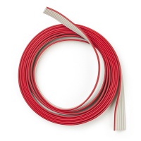 123-3D Flat cable 6 conductors grey, 150cm  DDK00097