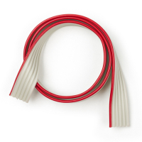 123-3D Flat cable 6 conductors grey, 25cm  DDK00094