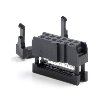 123-3D Flat cable connector 14 pins with strain relief  DCO00013