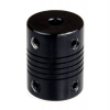 Flexible black motor coupling, 8mm x 8mm DMO00059 - 1