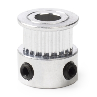123-3D GT2 timing belt pulley 20 teeth 6mm belt bore, 6.35mm GT2 20T W6 B6.35  DME00074