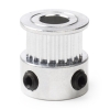 GT2 timing belt pulley 20 teeth 6mm belt bore, 6.35mm GT2 20T W6 B6.35 DME00074 - 1
