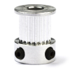 GT2 timing belt pulley, 20 teeth, 9mm belt, bore, 6.35m GT2 20T W9 B6.35 DME00162 - 1
