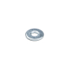 Galvanised M3 flat body washer, 9mm x 0.8mm (100-pack)