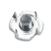 Galvanised M4 insert nut (10-pack)