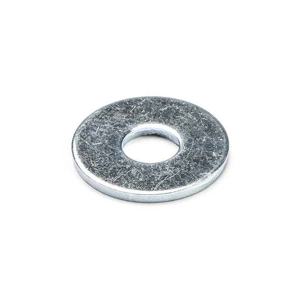 123-3D Galvanised M6 flat body washer, 18mm x 1.60mm (50-pack)  DBM00041 - 1