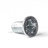 Galvanised metal countersunk head screw, M3 x 6mm (50-pack)