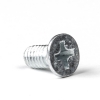 Galvanised metal countersunk head screw, M5 x 8mm (50-pack)