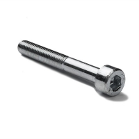 123-3D Galvanised metal cylinder head hex screw, M3 x 35mm (50-pack)  DBM00048