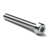 Galvanised metal cylinder head hex screw, M5 x 30mm (50-pack)