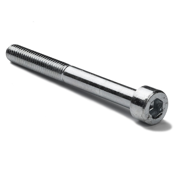 123-3D Galvanised metal cylinder head hex screw, M5 x 60mm (50-pack)  DBM00071 - 1