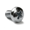 Galvanised metal round head screw, M4 x 12mm (50-pack) DBM00021 - 1